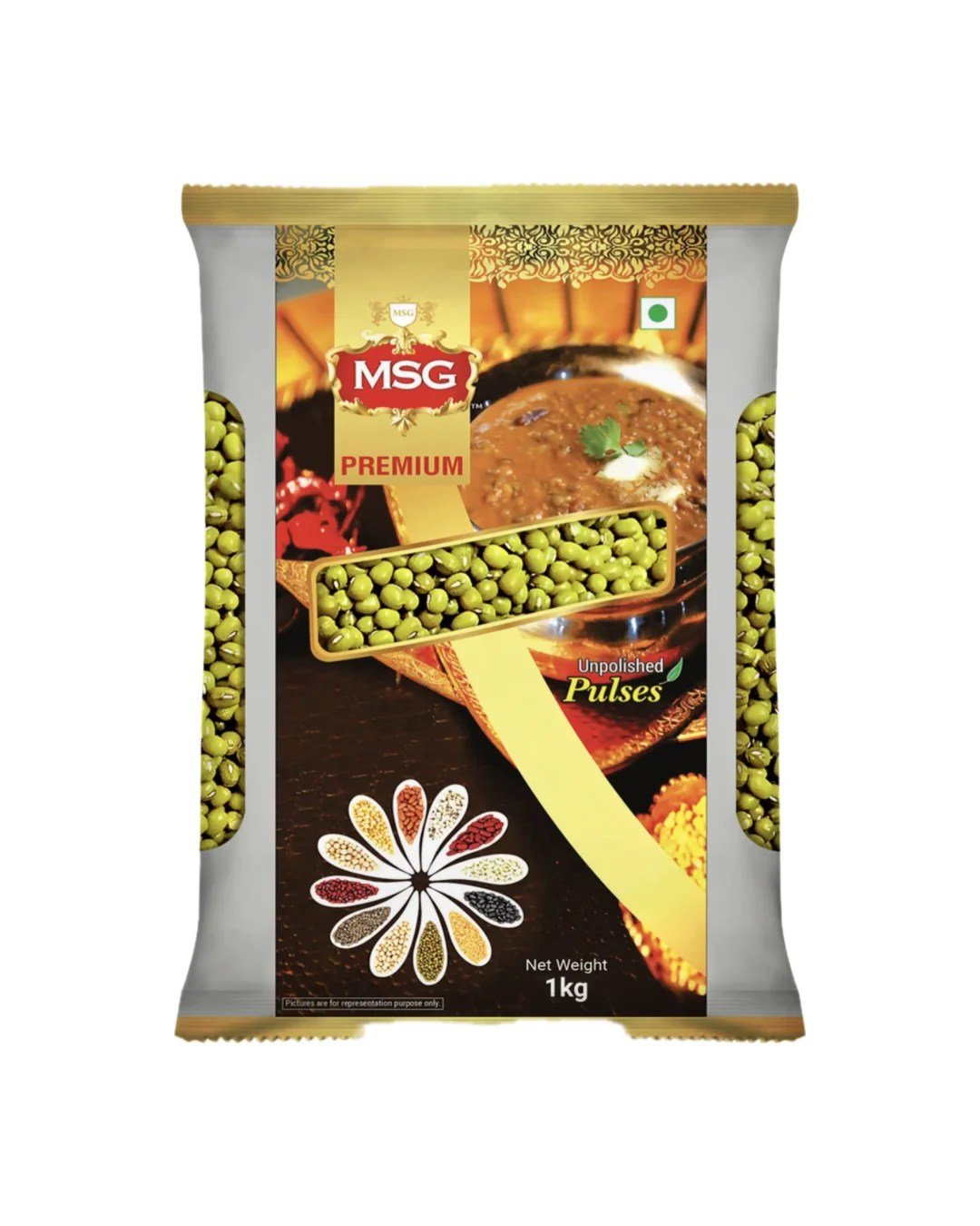 MOONG WHOLE 1KG